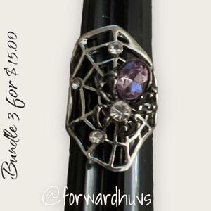 Bundle 3 for $15 Spider Fashion Ring Size 8.5